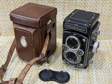 Rolleiflex 3.5 twin Lens Reflex Camera w/ 75mm Tessar Near Mint Conditions