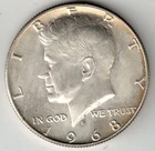 1968-D Kennedy 40% Silver Half Dollar