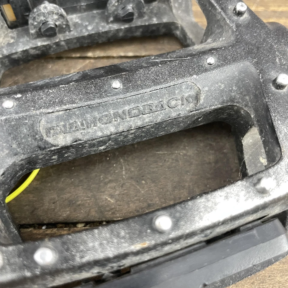 Par de reflectores de plataforma Diamondback para bicicleta BMX aleación de aluminio 9/16" MTB Foto 4 de 4