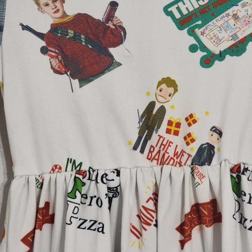 Vestido Hill Country Kids Solo en Casa Niñas 6/7 Manga Larga Calce y Volantes Acampanados Foto 3 de 4