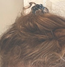Hair Accessories, Blue Crystal Handmade , Bun Holder New
