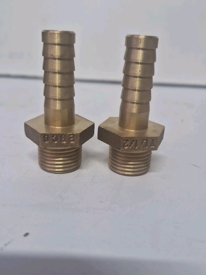 EBCO BSP HEX MALE HOSE 1/2" 16BAR Pack Of 2 - Image 2 of 4