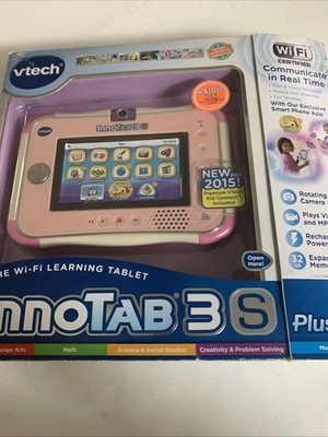 Sealed VTech Innotab 3s Pink White Learning Tablet Battery Pack Bundle Ej