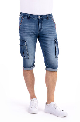 Blue Monkey Jeans Henry 4979 Cargo 3/4 Jeans Turn Up