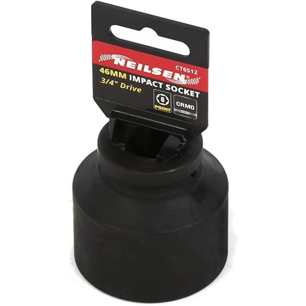3/4"" Drive Standard Shallow Square Metric Single Impact Socket 46mm CT6512