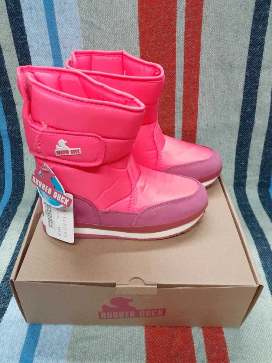 Rubber duck snow jogger boots sale