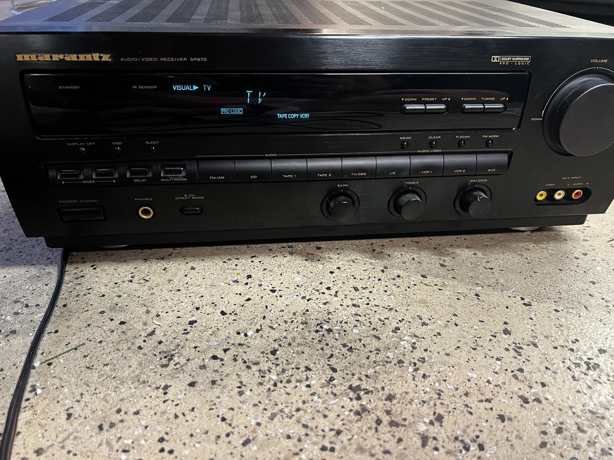 Marantz A/V Surround Receiver Model SR870U Tested Works No