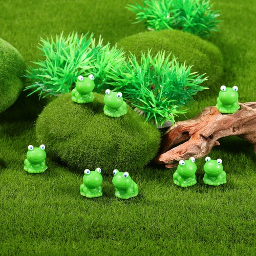 20 Pcs Small Interesting Realistic Funny Lifelike Frog Props Frog Figurines - Afbeelding 8 van 11