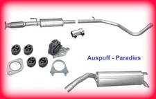 Abgasanlage Auspuffanlage Endtopf für Fiat Bravo II 1.4 Typ 198 (auch LPG) + Kit
