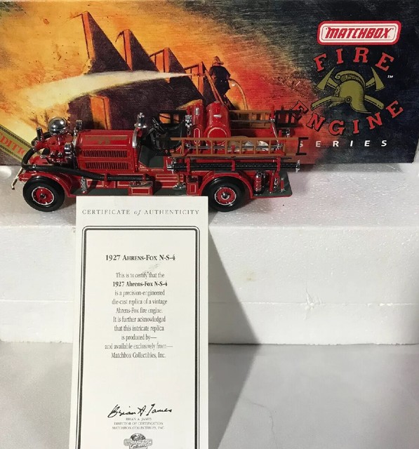 matchbox models of yesteryear fire engine series