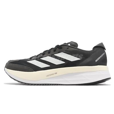 adidas Adizero Boston 11 M Black White Men Running Marathon Shoes