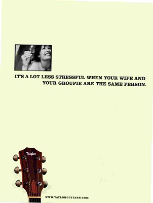 POT4 BILD/WERBUNG 11X16 TAYLOR GITARREN