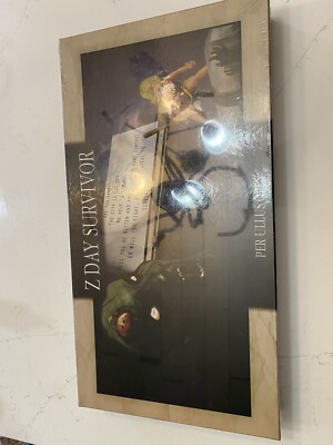 Z DAY SURVIVOR Zombie Board Game by Darcey Davis - Sealed