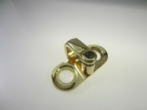 Schliessplatte Schliesskeil Heckklappe Gold vergoldet VW Golf 5 6 V VI