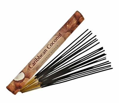 Encens Noix de Coco des carabes - 20 bâtonnets - Un splendide parfum d'intérieur