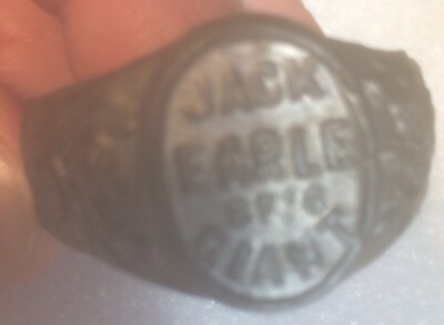 VINTAGE JACK EARLE CIRCUS SIDE SHOW GIANT RING With Spacer Inside To Fit Normal