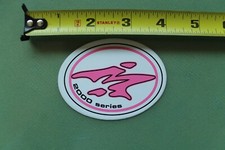 Marbella Surf Designs Pink M 2000 Series Circle USA V12 Vintage Surfing STICKER