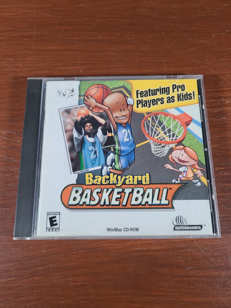 PC CD-ROM GAME BACKYARD BASKETBALL KEVIN GARNETT NBA Players as