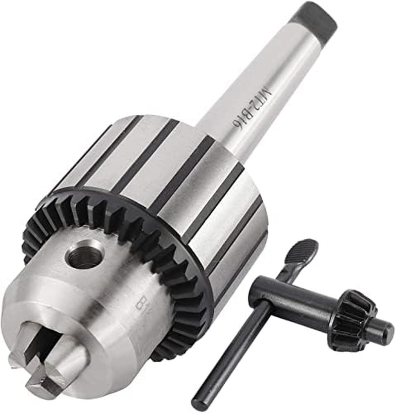 Mandrino per Trapano 1-13mm MT2 B16 in Acciaio al Carburo per Tornio