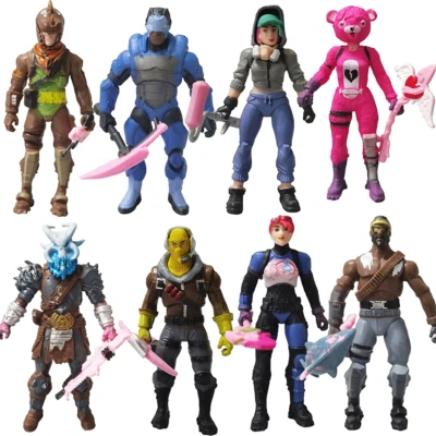 8pc/Set Fortnite Battle Royale Season 8 PVC Action Figure Display Playset Toy