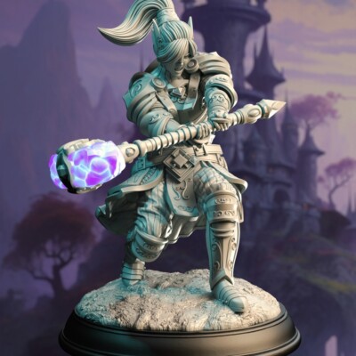 Querina Arcane Cleric Artificer Fighter Miniature | D&D DnD