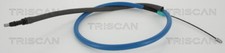 Image of TRISCAN 8140 10146 CABLE, PARKING BRAKE LEFT,REAR,RIGHT FOR CITROËN,FIAT,PEUGEOT