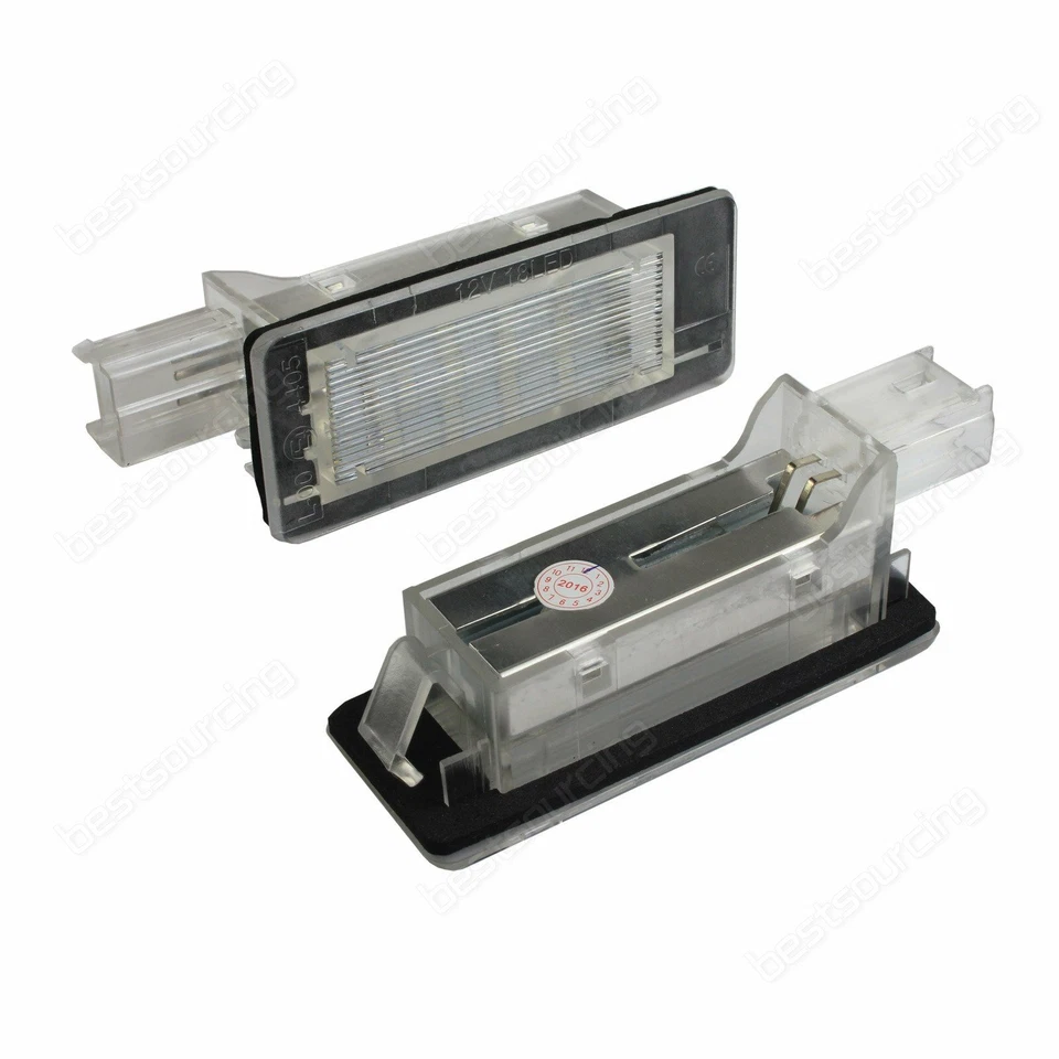 2x Feux De Plaque d'Immatriculation LED Renault Espace 4 Scenic Dacia Duster HS - Photo 3/4
