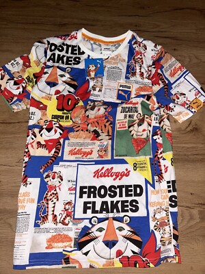 PUMA X KELLOGGS X FROSTED FLAKES MENS T SHIRT SIZE