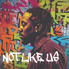 KENDRICK LAMAR NOT LIKE US POSTER/PRINT ART AI1