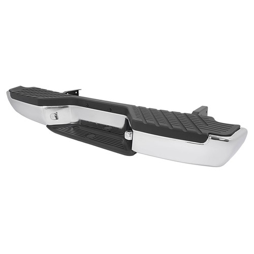 Chrome/ Black Complete Rear Bumper Assembly For Nissan Frontier 1998-2021 Steel - Picture 4 of 58