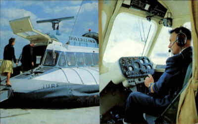 Luftkissenboot Hovercraft Westland SR.N6 Ramsgate-Calais Channel Service color