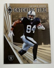2019 Panini Phoenix #10 Antonio Brown Catching Fire Card PF1