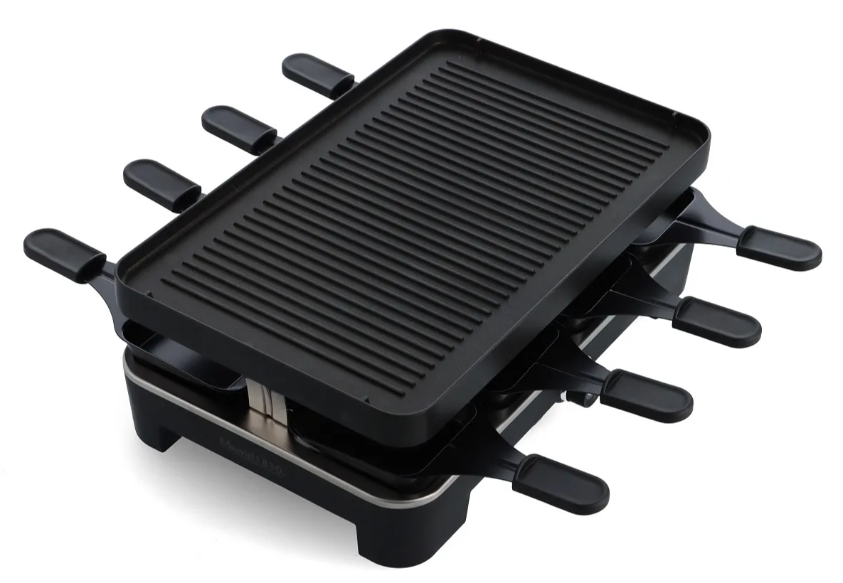 MAUVIEL 1830 Gourmet Set/ Raclette Elektrischer Grill/ 8 Personen 