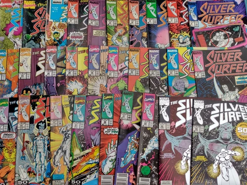 Silver Surfer Marvel Comics Vol 3 Huge Lot Superhero Issue #50 Signed Ron Lim