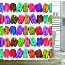 Of Color Of Cookies 3D Shower Curtain Waterproof Fabric Bathroom Decoration
