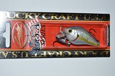 lucky craft fat cb big daddy strike 1 one 2" 1/4oz bds1 zebra ms chartreuse shad