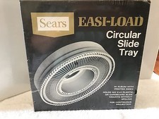 NEW Sears Easi-Load Circular Tray Holds 100 2x2 Plastic Cardboard Slides 39985