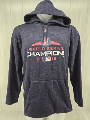 Boston Red Sox 2018 World Series Champions Men's XL Hoodie Pullover  Majestic