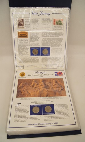 Colección completa de cuartos/sello de la sociedad conmemorativa postal volumen 1 - Imagen 6 de 9