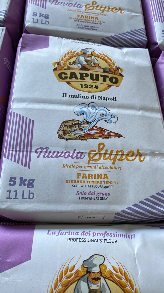 Farina Caputo Nuvola Super 5kg Impasti Soffici Leggera Pizza Napoletana Alveolo