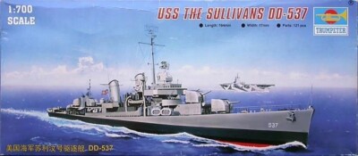 Trumpeter 05731 Maßstab 1:700h USS The Sullivans DD-537