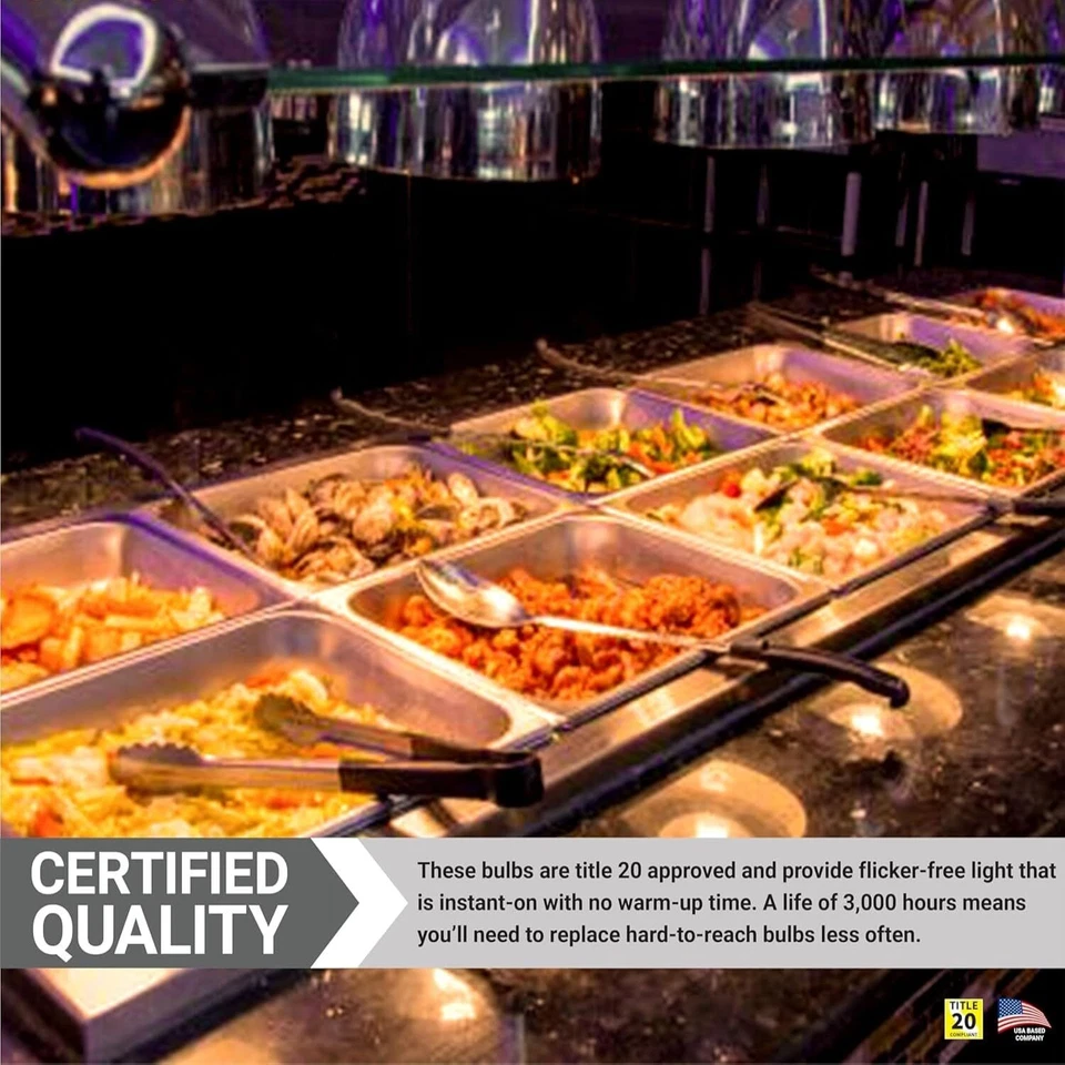 2Pack Heat Lamp R40 Clear Reflector Head Glass Lamp, E26, 375W, 2600K, 125V - Image 4 of 4