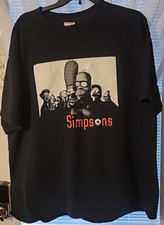 The Simpsons - Sopranos Parody Mob Cartoon T-Shirt Size X-Large 2001 Vintage
