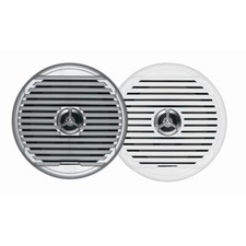 JENSEN MSX65R 6.5 Inch Speaker 75W White Silver Grilles Marine Audio