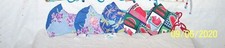 FACE MASK DOUBLE SIDED NOSE WIRE WASHABLE U CHOOSE-DRAGON FLY,FLORAL,WATERMELON
