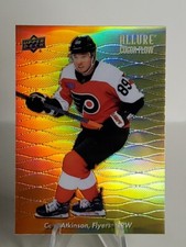 2023-24 Upper Deck Allure Cam Atkinson Color Flow Orange/Yellow Flyers