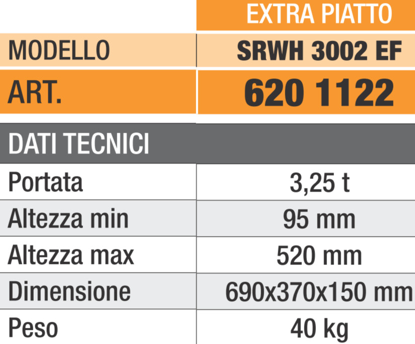 Unicraft Srwh 3002 Ef Cric Idraulico 3,25 Ton Officina Auto Sportive 95-520mm Ce - Miniatura 3