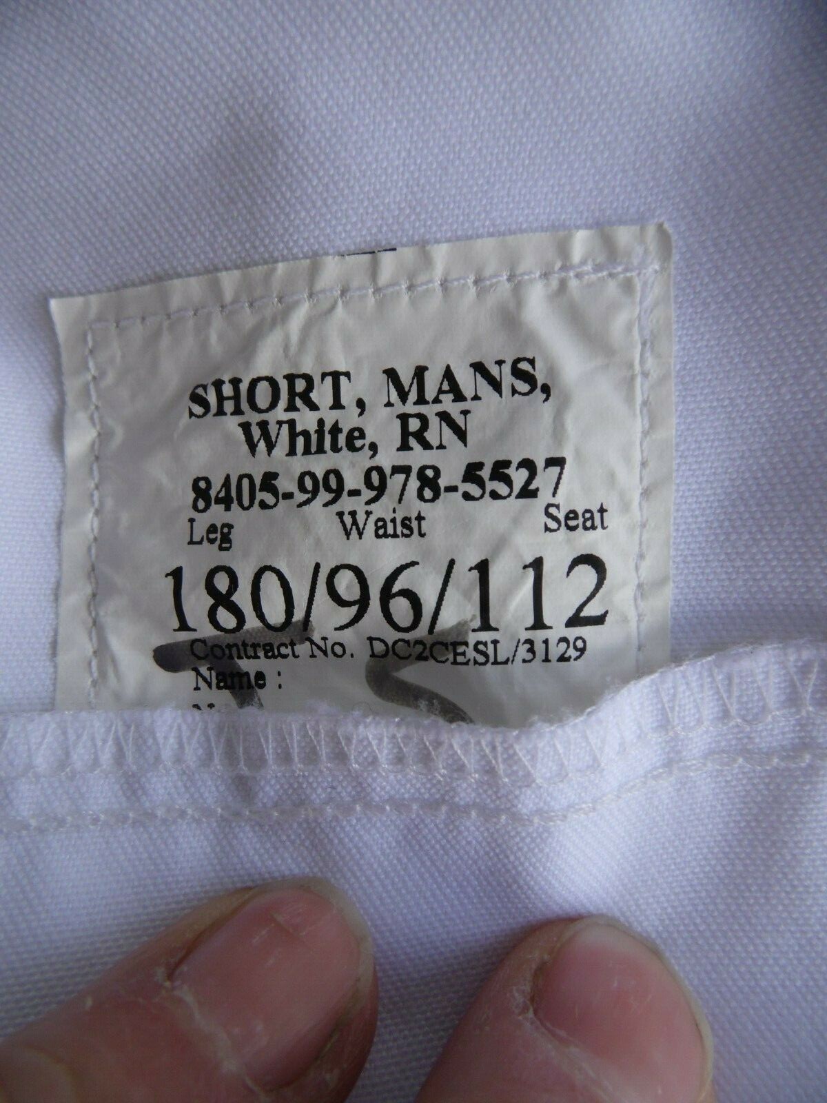 GENUINE BRITISH ROYAL NAVY MENS WHITE SHORTS eBay