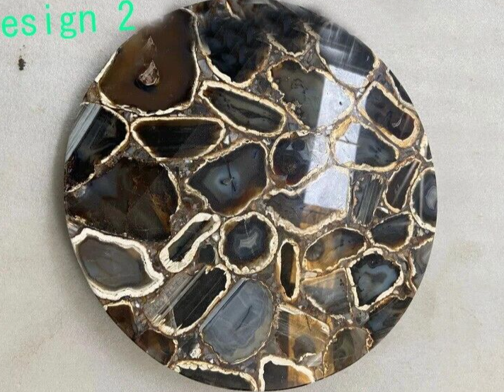Wild Agate Kitchen Table Custom Top Agate Natural Stones Christmas Gifts Decor