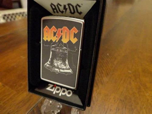 AC/DC HELLS BELLS ZIPPO LIGHTER MINT IN BOX